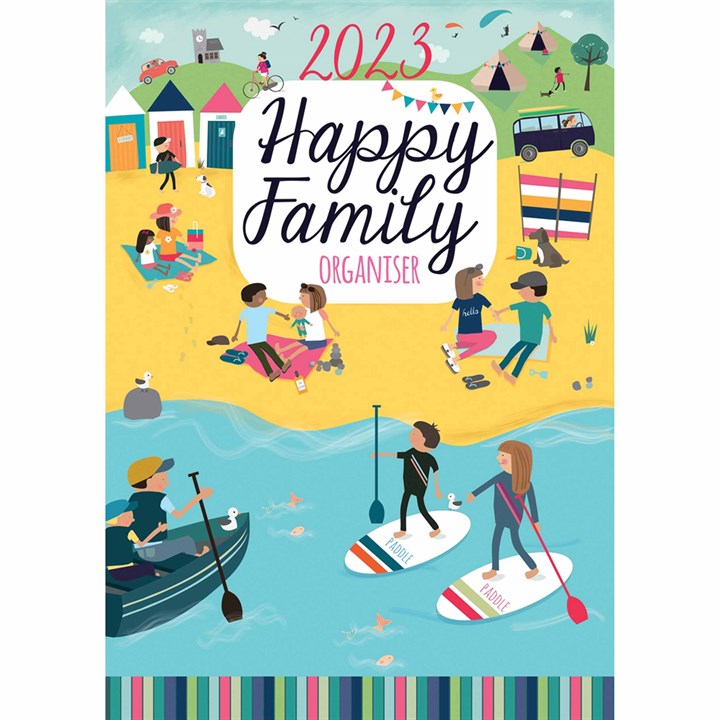 Happy Family A3 Family Planner 2023