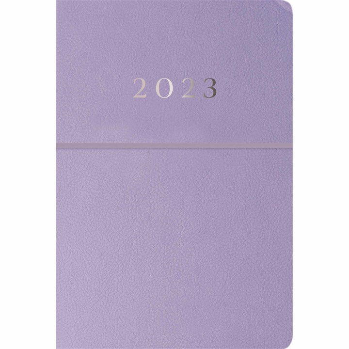 Lilac A7 Diary & Address Book 2023