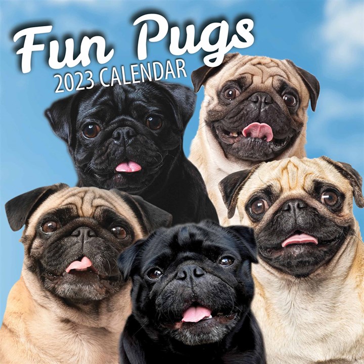 Fun Pugs 2023 Calendars