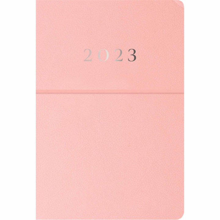 Pink A7 Diary & Address Book 2023