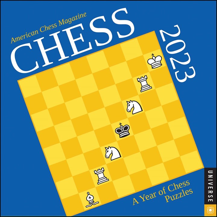 Chess Official Desk Calendar 2023