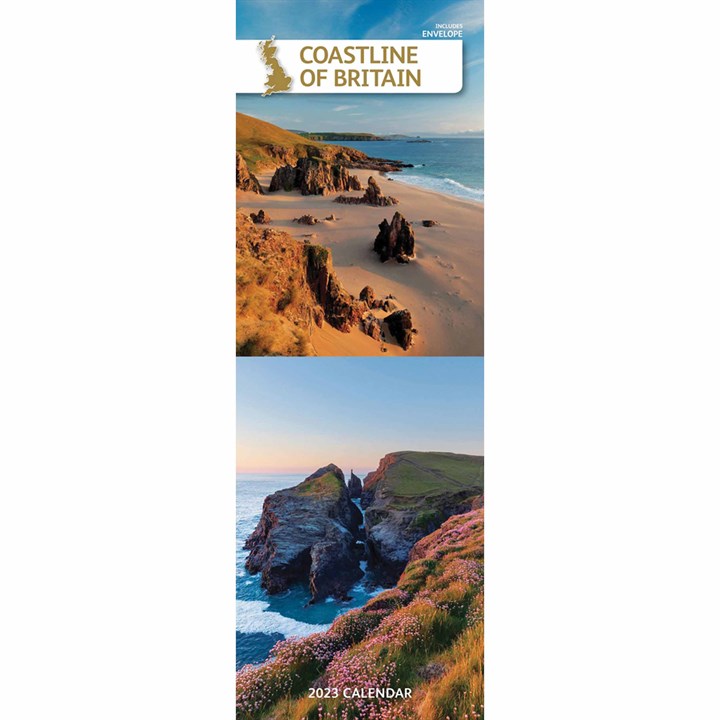 Coastline Of Britain Slim 2023 Calendars