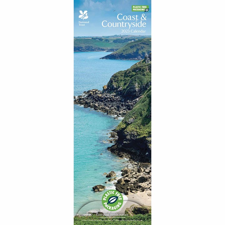 National Trust, Coast & Countryside Slim 2023 Calendars