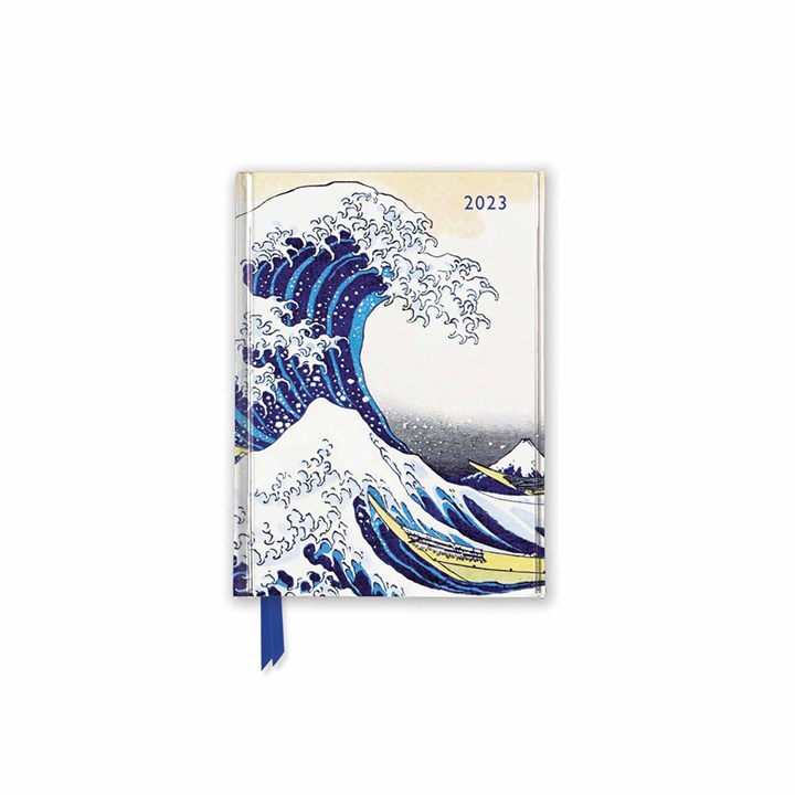 Hokusai, The Great Wave A6 Diary 2023