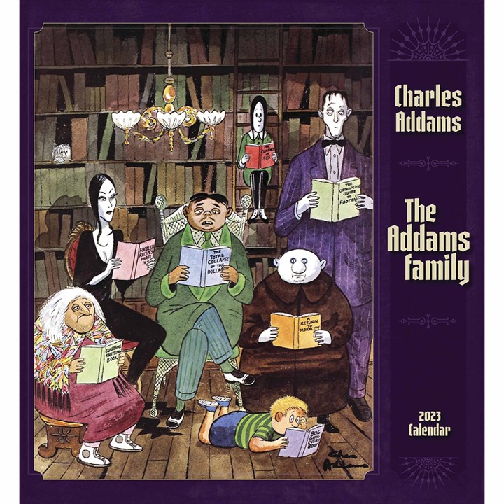 Charles Addams, The Addams Family Calendar 2023