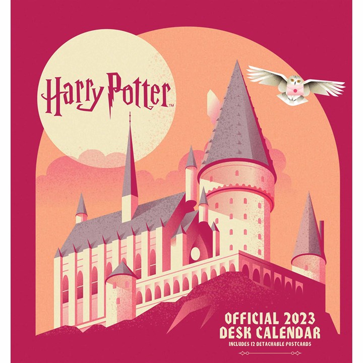 Harry Potter Official Easel Desk Calendar 2023