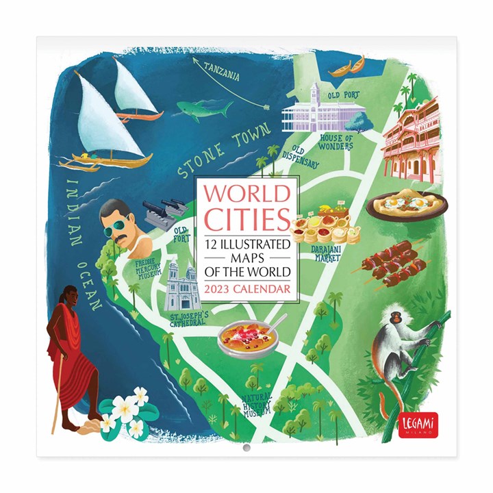 World Cities Mini 2023 Calendars