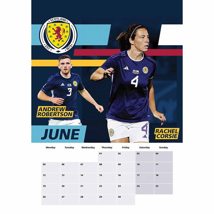 Scottish National Football A3 2023 Calendars