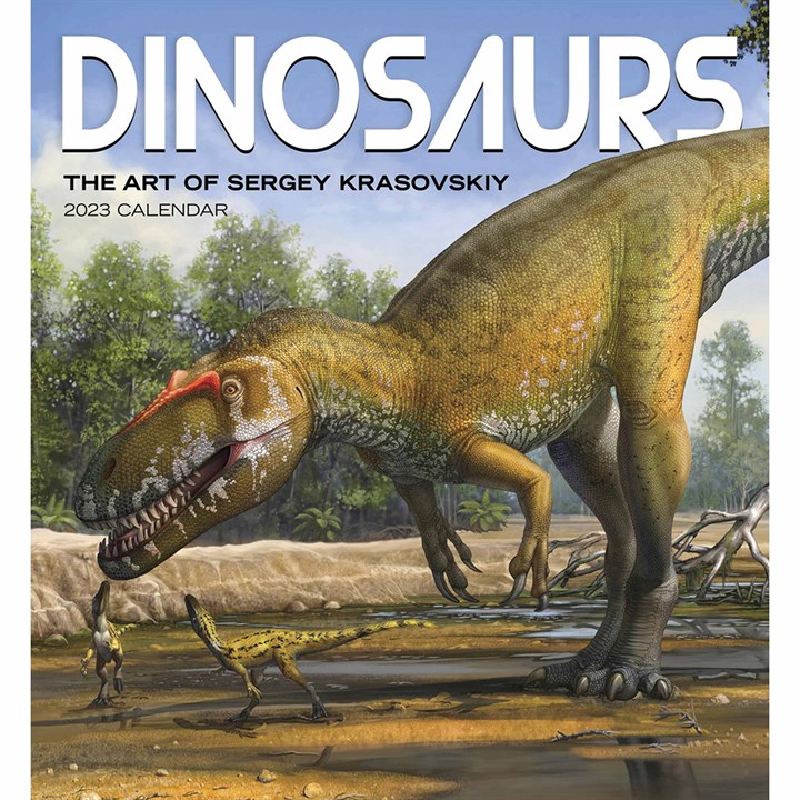 Dinosaurs, The Art Of Sergey Krasovskiy Calendar 2023
