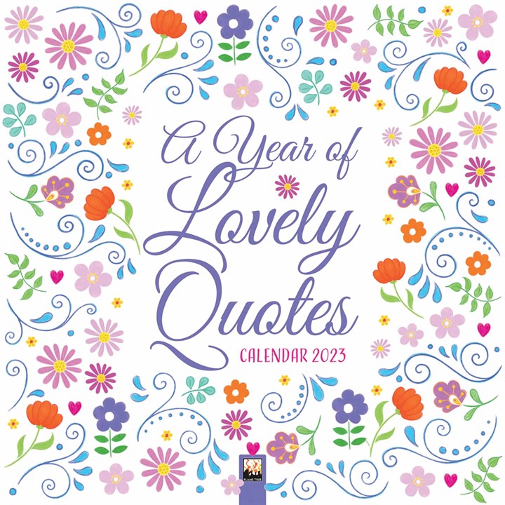 Rebecca McCulloch, A Year Of Lovely Quotes 2023 Calendars