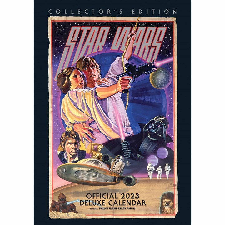 Disney Star Wars, Classic Collector's Edition Official A3 Calendar 2023