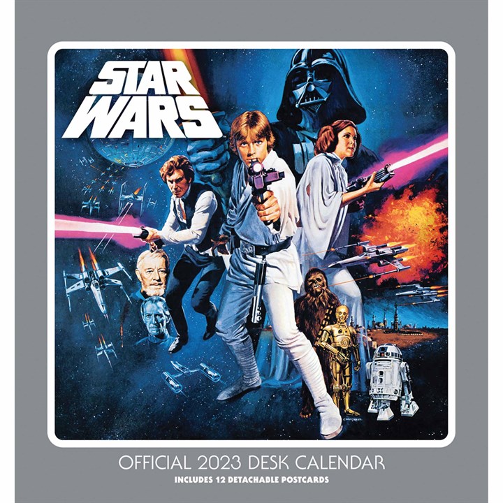 Disney Star Wars, Official Easel Desk Calendar 2023