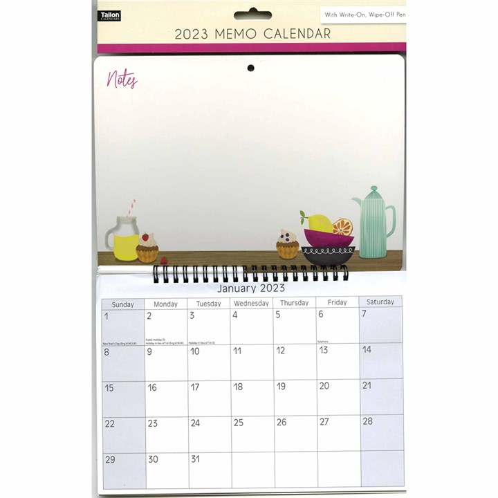Kitchen Memo 2023 Calendars