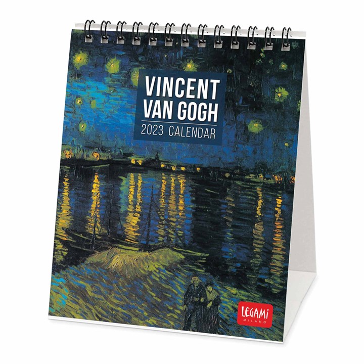 Van Gogh Easel Desk Calendar 2023