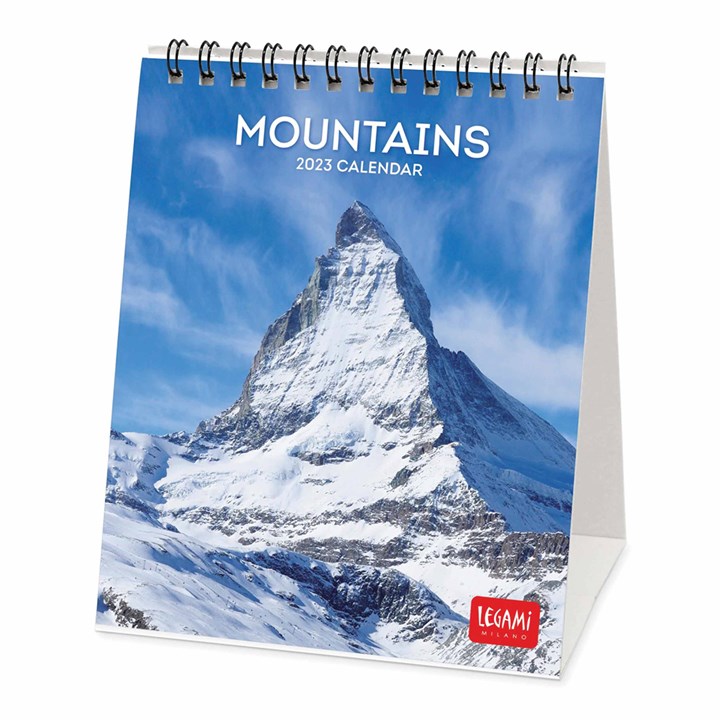 Mountains Easel Desk 2023 Calendars
