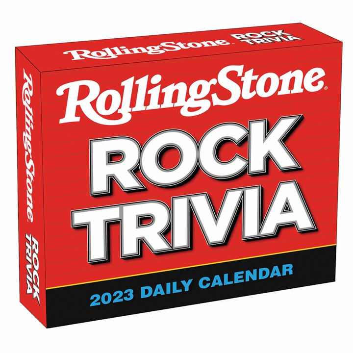 Rolling Stone, Rock Trivia Official Desk Calendar 2023