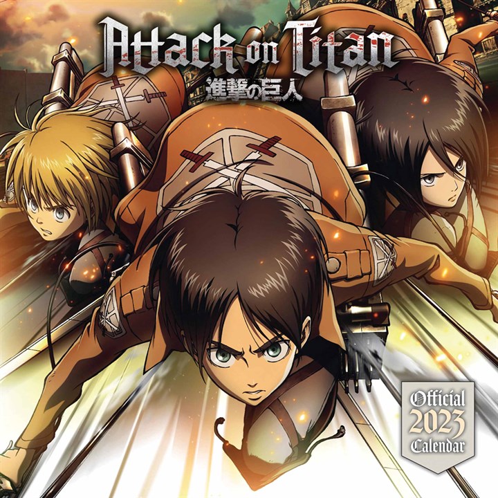 Attack On Titan Official Calendar 2023