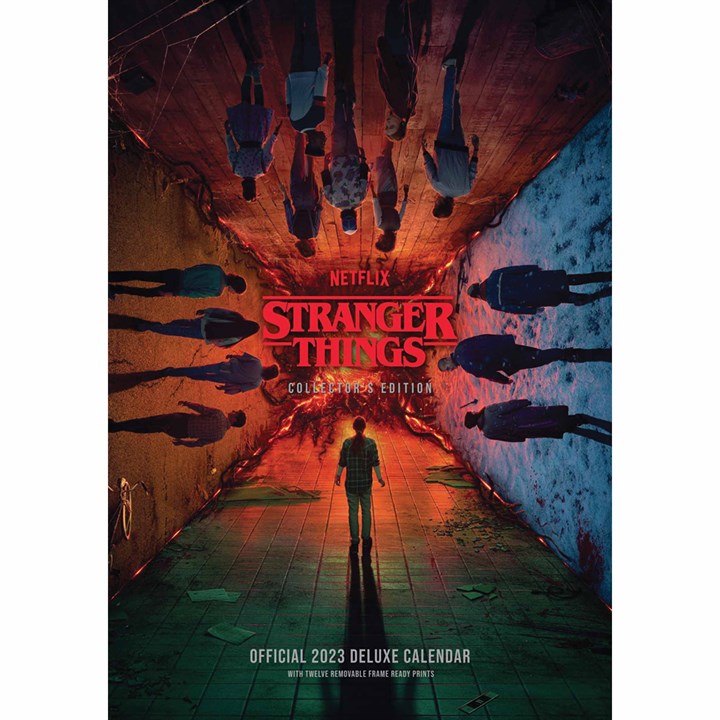 Stranger Things Official Collector's Edition Official A3 Calendar 2023