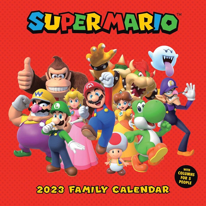 Super Mario Official Family Planner 2023