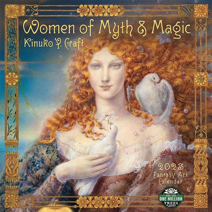 Kinuko Y. Craft, Women Of Myth & Magic Fantasy Art Calendar 2023