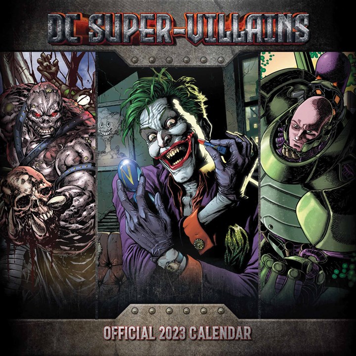 DC Comics, Villains Official 2023 Calendars