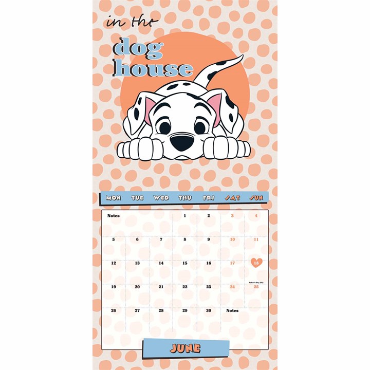 Disney, 101 Dalmatians Official Calendar 2023