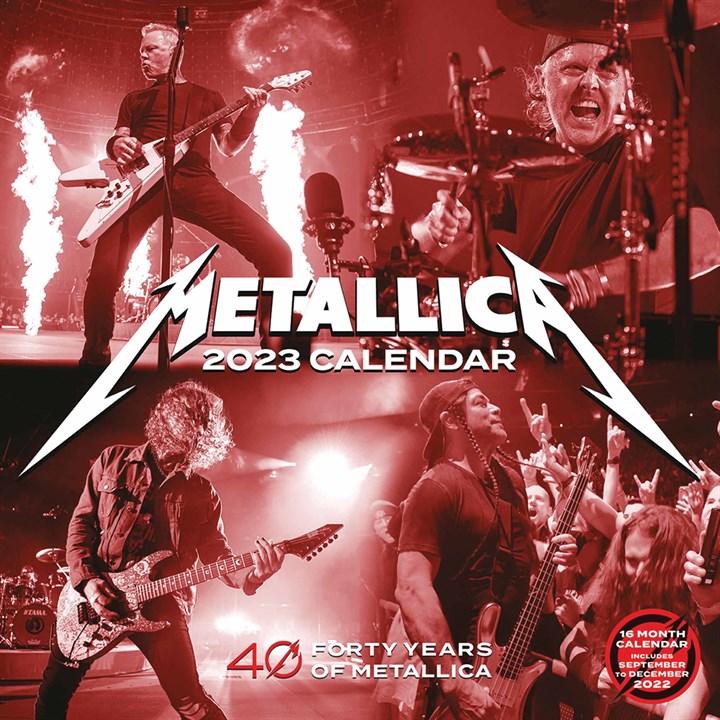 Metallica Official 2023 Calendars
