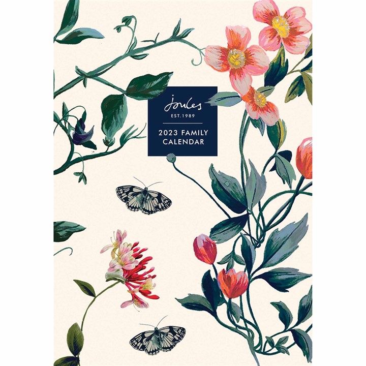 Joules, Floral A3 Family Planner 2023