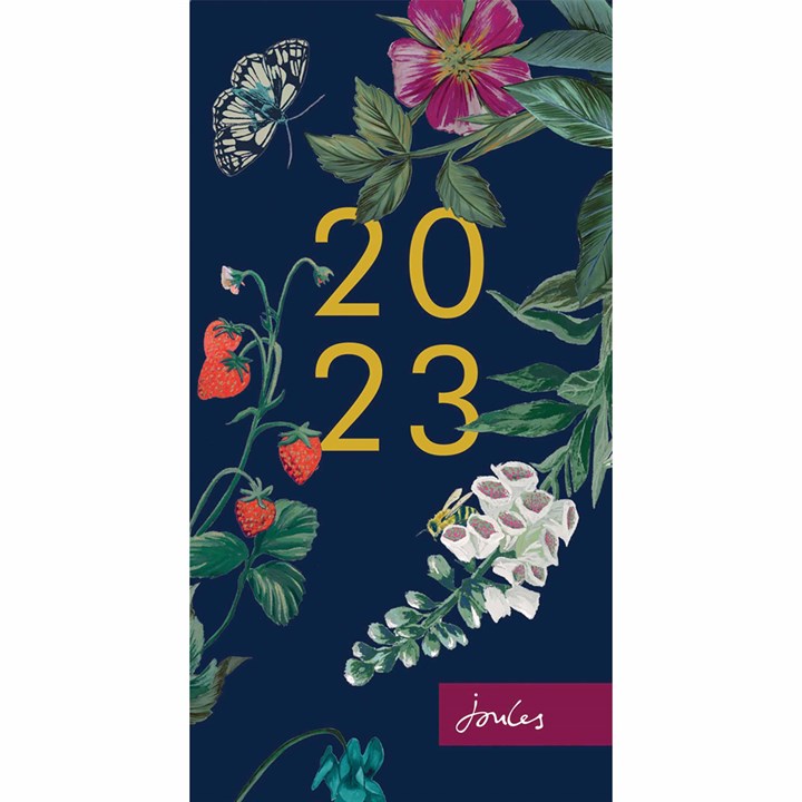 Joules, Floral Slim Diary 2023