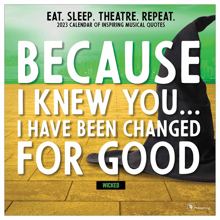 Eat, Sleep, Theatre, Repeat Calendar 2023
