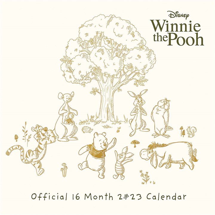 Disney, Winnie The Pooh Official Calendar 2023