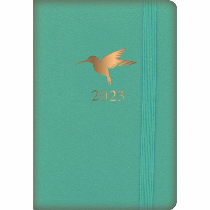 Hummingbird Leatherette A7 Diary 2023