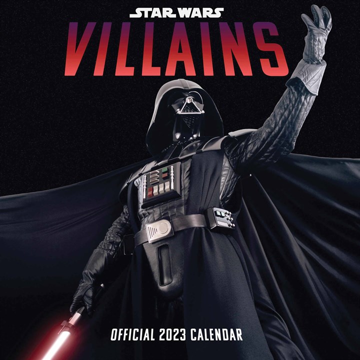 Disney Star Wars, Villains Official 2023 Calendars