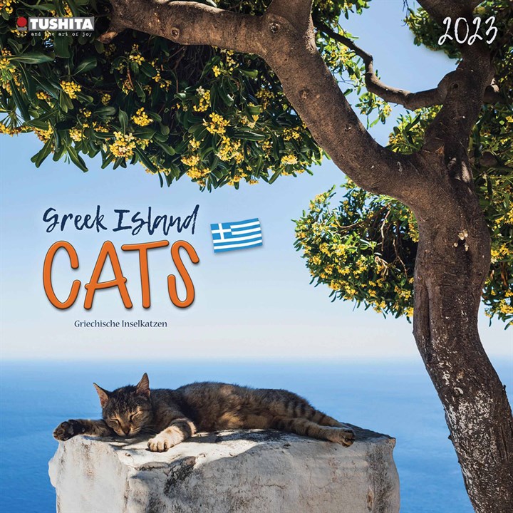 Greek Island Cats 2023 Calendars