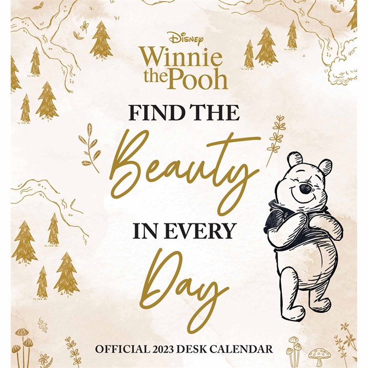 Disney, Winnie the Pooh Official Easel Desk Calendar 2023