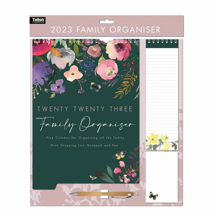 Floral Family Planner 2023