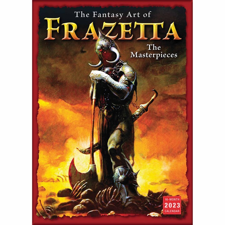 The Fantasy Art Of Frazetta Deluxe Calendar 2023