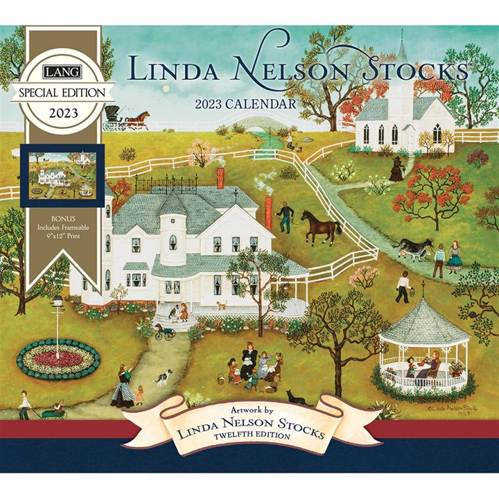 Linda Nelson Stocks Deluxe Calendar 2023