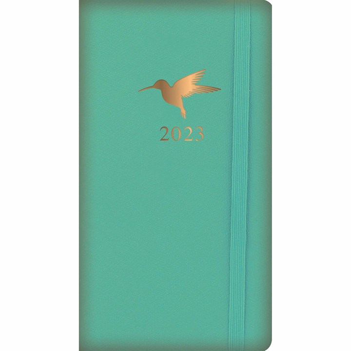 Hummingbird Leatherette Slim Diary 2023