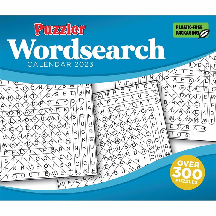 Word Search, Puzzler Desk 2023 Calendars