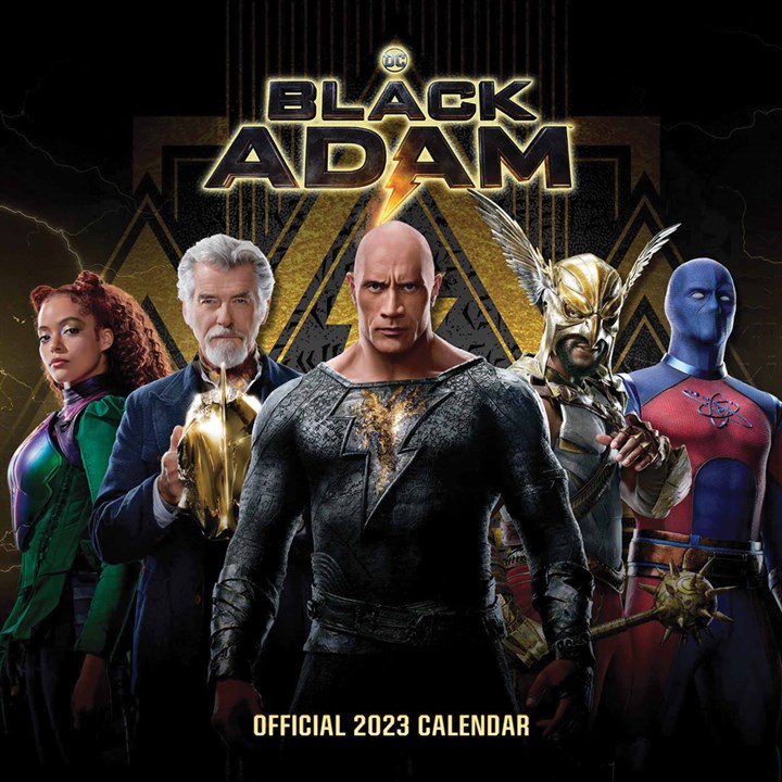 DC Comics, Black Adam Official 2023 Calendars