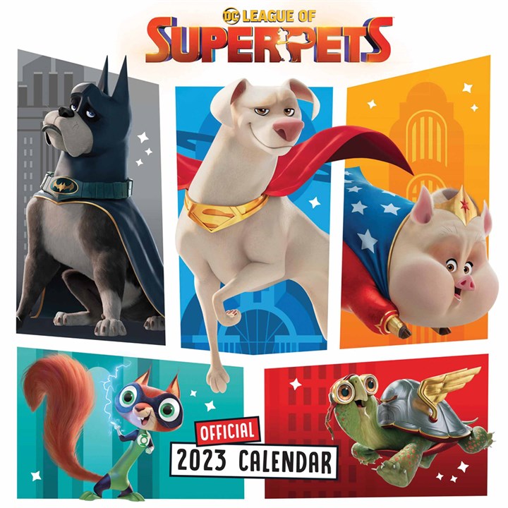 DC Comics, Super Pets Official 2023 Calendars