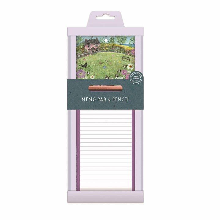 Country Garden Magnetic Memo Pad