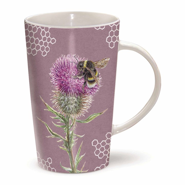 RSPB, The Riverbank In the Wild Bee & Thistle Lilac Mug