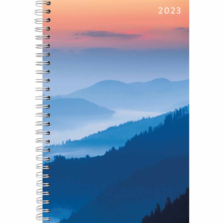 Mountain Sunrise Goal Getter A5 Diary 2023