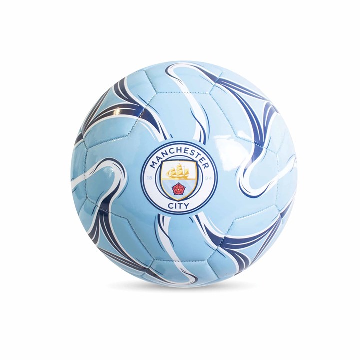 Manchester City FC Cosmos Football Size 5 Deflated