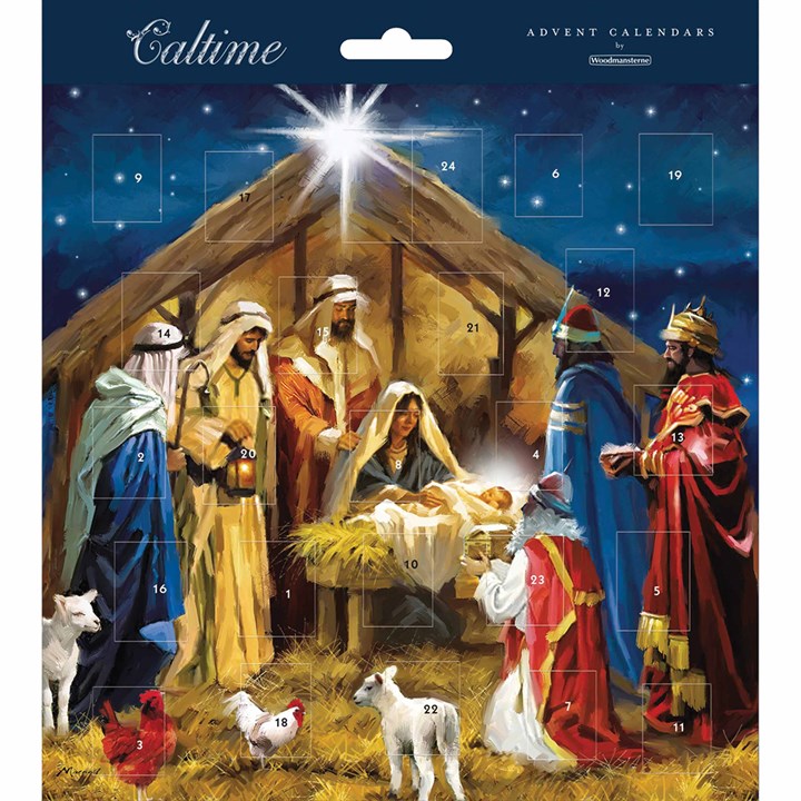 Nativity Scene Midi Square Advent Calendar