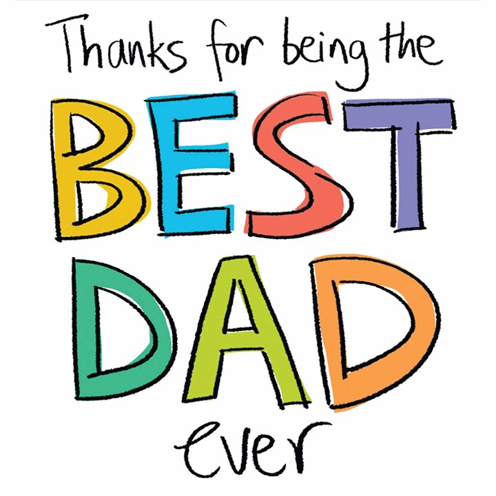 Best Dad Ever Father%27s Day Card