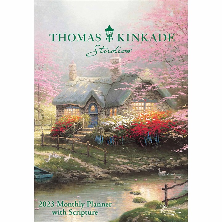 Kinkade, Studios Monthly Planner A6 Diary 2023