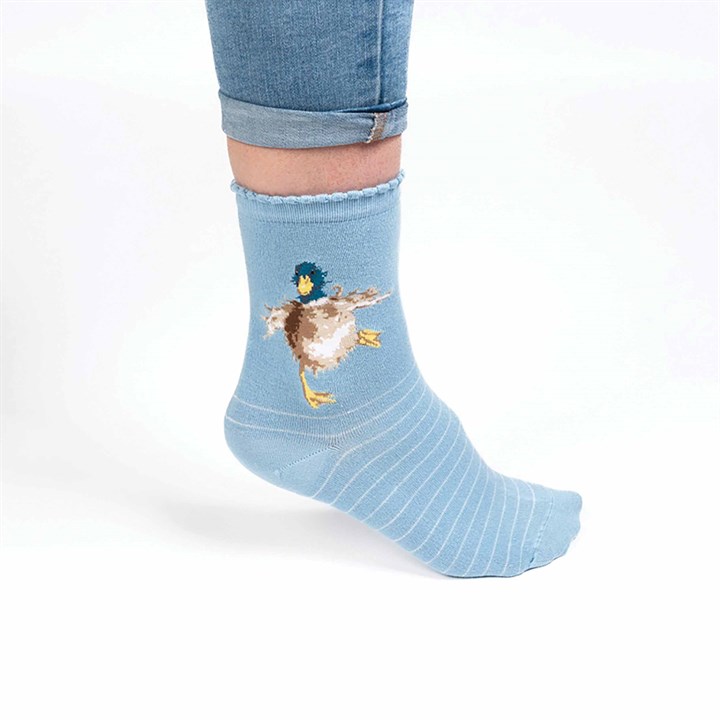 Wrendale Designs, Duck Socks - Size 4 - 7